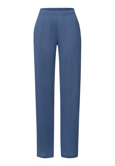 Hanro Natural Wear Tencel™ And Cashmere Soft Pants In Blue
