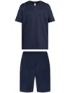 Hanro Night Selection Cotton Pajama Set In Blue