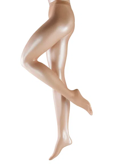 Hanro Net Women's Fine Netted Tights In Brown