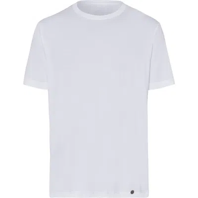 Hanro Night And Day Cotton Crew Neck T-shirt In White