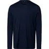 Hanro Night And Day Long Sleeve Shirt In Blue