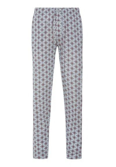 Hanro Night & Day Cotton Drawstring Pants In Celestial Light