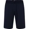 Hanro Night And Day Cotton Knit Drawstring Shorts In Black Iris