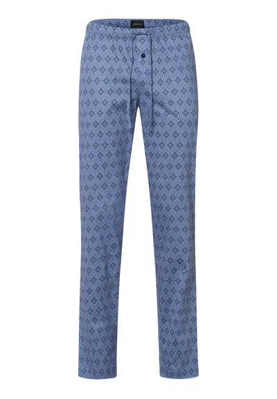 Hanro Night And Day Cotton Pajama Pants In Blue