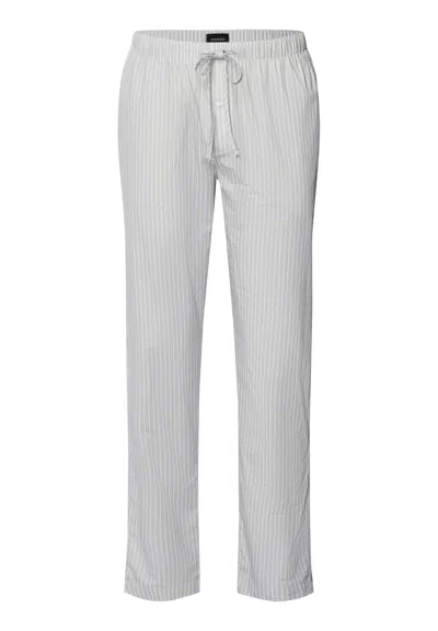 Hanro Night And Day Cotton Woven Pajama Pants In White