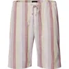 Hanro Night And Day Drawstring Cotton And Linen Shorts In Multi