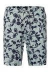 Hanro Night And Day Drawstring Cotton Shorts In Moonshine Tiles