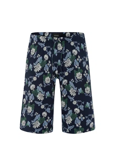 Hanro Night And Day Drawstring Cotton Shorts In Multi