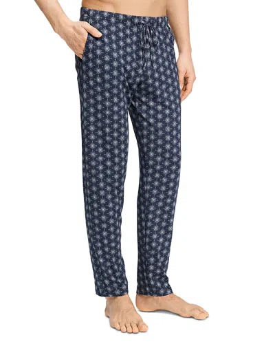 Hanro Night And Day Long Knit Pants In Blue