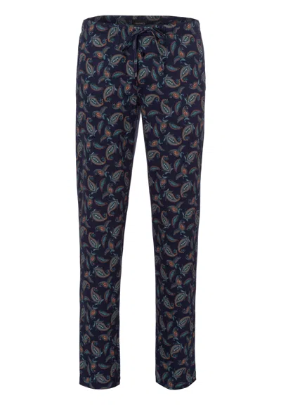 Hanro Night And Day Long Pant In Blue