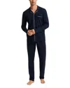 Hanro Night & Day Pajama Set In Blue