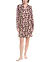 Hanro Nightshirt In Brown
