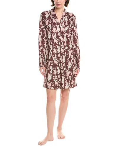 Hanro Nightshirt In Brown