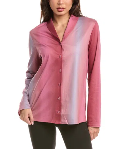 Hanro Ombre Shawl Collar Shirt In Multi