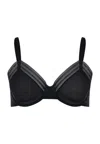 Hanro Orea Semi-sheer Underwire Bra In Multi