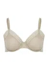 Hanro Orea Semi-sheer Underwire Bra In Multi