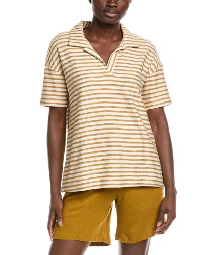 Hanro Organic Collared Top In Brown