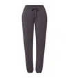 Hanro Organic Cotton-blend Natural Living Long Trousers In Purple