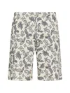 Hanro Paisley Pattern Shorts In Gray