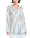 Hanro Pajama Shirt In Blue
