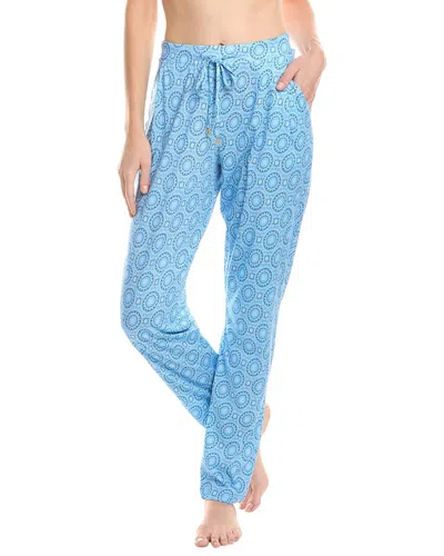 Hanro Sleep And Lounge Knit Pants Print In Blue