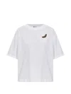 Hanro Patch-detail T-shirt In White