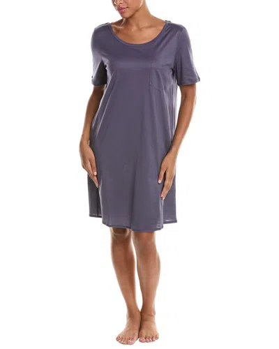 Hanro Claire Nightgown In Blue