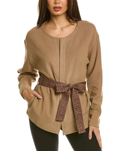 HANRO HANRO PURE COMFORT BELTED CARDIGAN