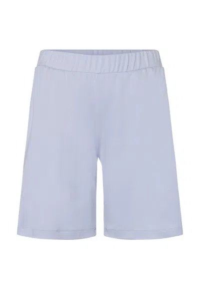 Hanro Pure Comfort Bermuda Short In Blue