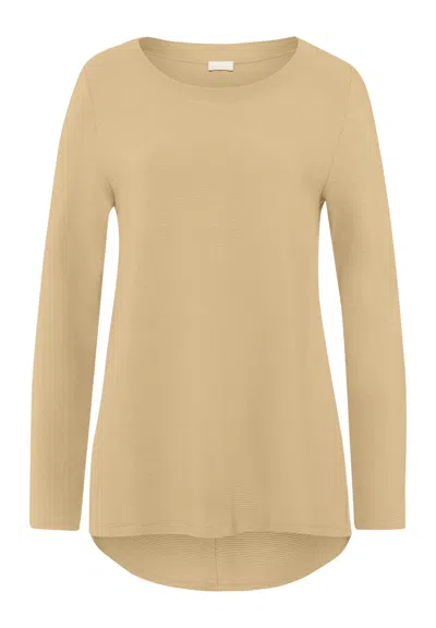 Hanro Pure Comfort Ribbed Knit Top In Multi