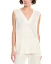 Hanro Pure Comfort V-neck Tank In White