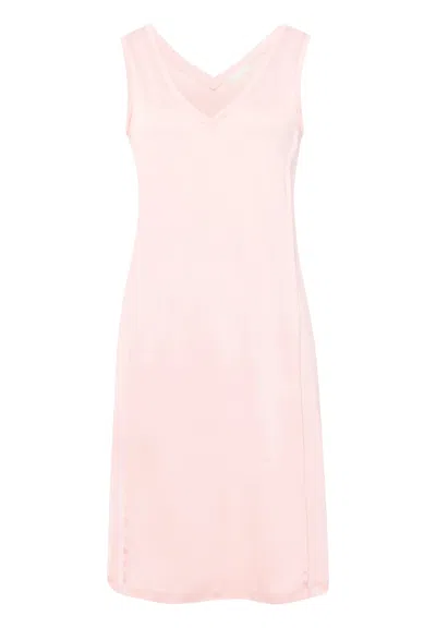 Hanro Pure Essence Cotton Tank Nightgown In Pink