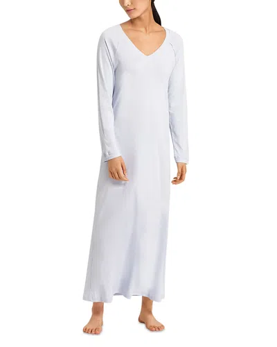 HANRO PURE ESSENCE LONG SLEEVE GOWN,77947