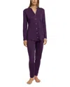 Hanro Pure Essence Pajama Set In Purple
