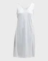 Hanro Pure Essence Tank Gown In Blueberry