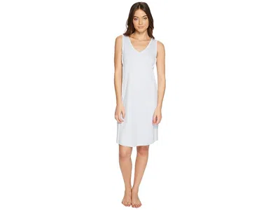 Hanro Pure Essence Tank Top Gown In Gray