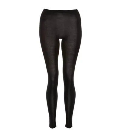 Hanro Pure Silk Leggings In Black