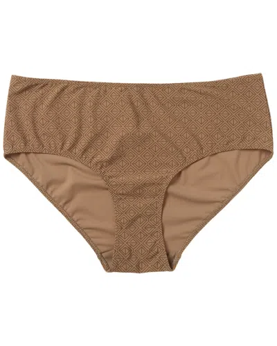 Hanro Quick Dry Full Brief In Brown
