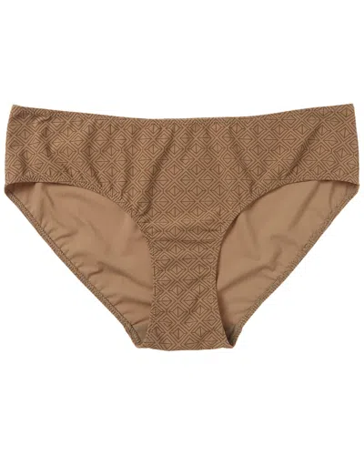 Hanro Quick Dry Hi-cut Brief In Brown