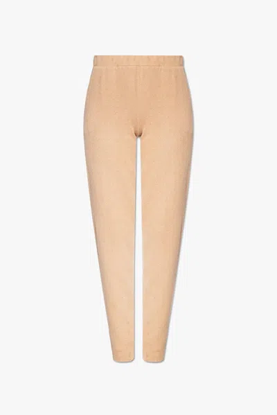 Hanro Tapered-leg Cotton-blend Trousers In Beige
