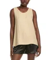 Hanro Relaxed Linen-blend Tank Top In Neutral