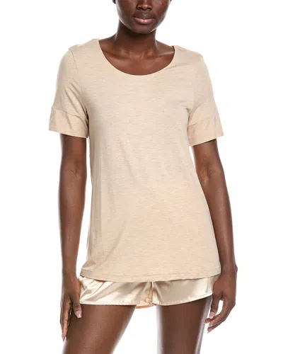 Hanro Natural Elegance Relaxed Round Neck Top In Multi