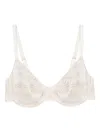 Hanro Ruby Embroidered Bra In Neutral