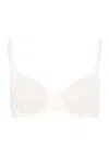 Hanro Ruby Geometric Lace Underwire Bra In White