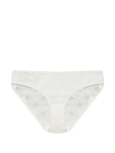 Hanro Ruby Lace Briefs In White