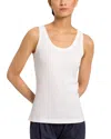 Hanro Scoop-neck Sleeveless Top In White