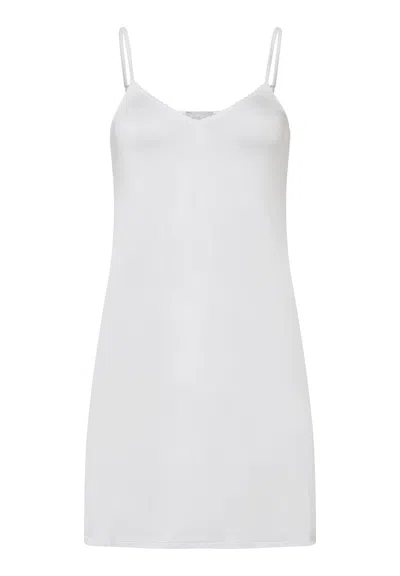 Hanro Satin Deluxe Bodydress In White