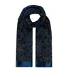 HANRO SATIN-TRIM PATTERNED SCARF