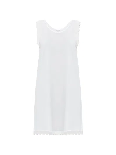 Hanro Scalloped-trim Nightdress In White
