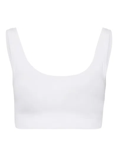 Hanro Scoop-neck Seamless Bra In White